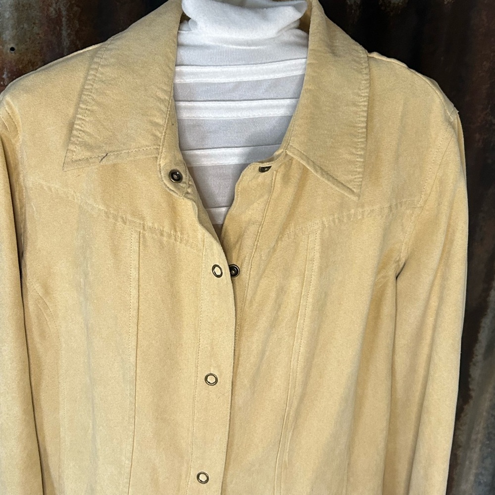 Studio 1940 Button Front Shirt-Size Large - Picture 4 of 7